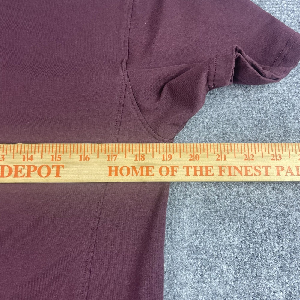 BYLT Lux Shirt Small Burgandy Short Sleeve Performance Premium Basics Men's‎ - Picture 11 of 12